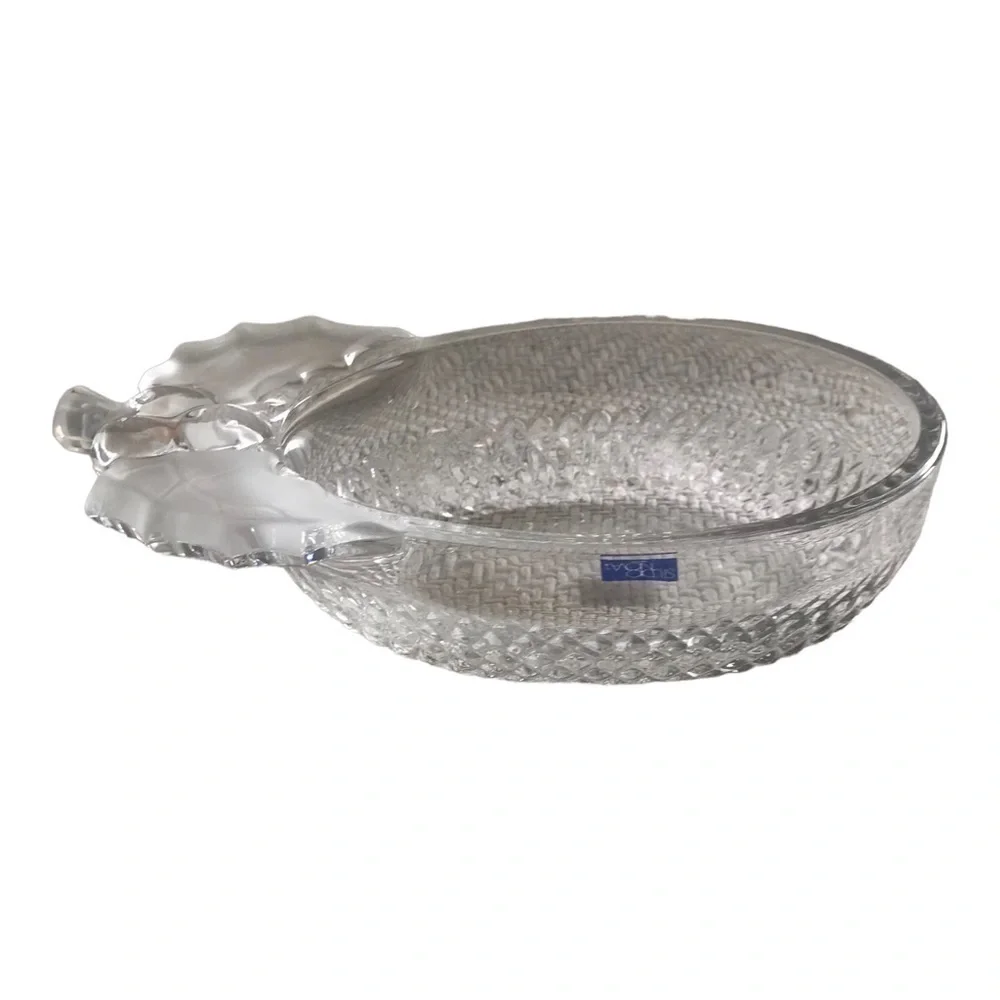 Studio Nova Crystal Holly Berry Oval Dish